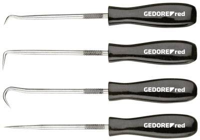 Gedore RED 3301548 Hakensatz für O-Ringmontage L.135mm 4-teilig