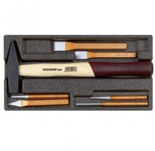 Hammer-/Meißelsatz im 1/3 Schaumstoffmodul, 7-teilig 3301718