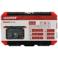 Gedore RED R49003046 Steckschlüsselsatz 46teilig 3300052 Gedore RED R49003046 Steckschlüsselsatz 46teilig 3300052