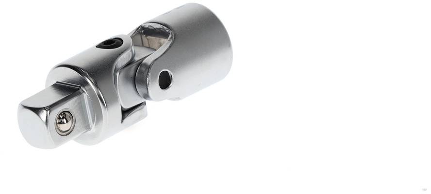 Metallisches Gelenkstück, rotierbar, verwendet für Verbindungen in mechanischen Systemen. Glänzend, zeigt Funktionalität in Technik.