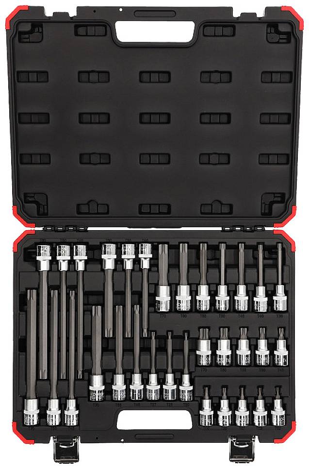 Steckschlüsselsatz R6800 3032 32-tlg.1/2 Zoll f.Innen-Torx-Schrauben GEDORE RED