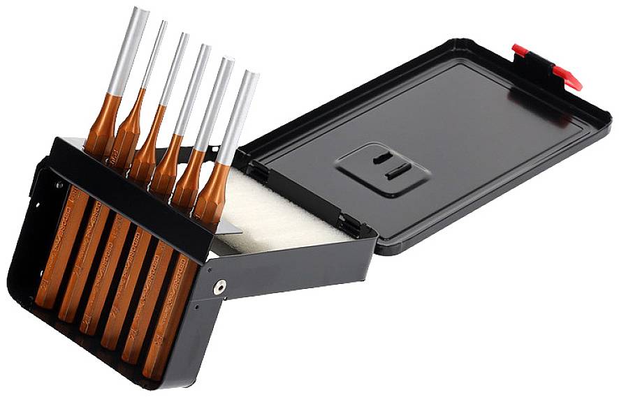 Gedore RED Splinttreibersatz Ø 3 - 8mm in Metallklappkassette 6-teilig 3300823