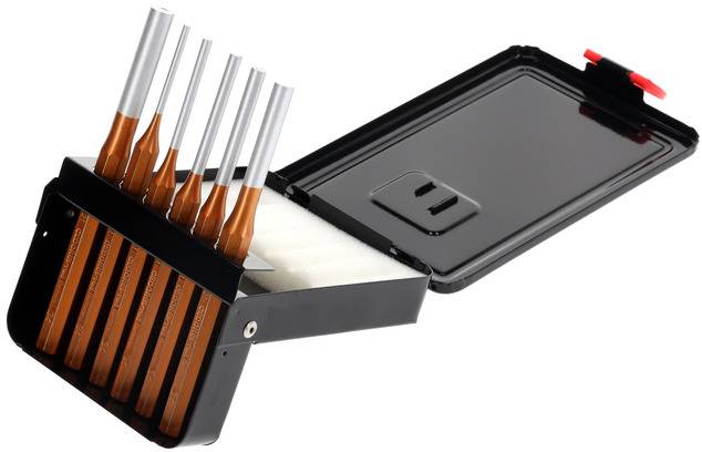 Gedore RED Splinttreibersatz Ø 3 - 10 mm in Metallklappkassette 6-teilig 3300824