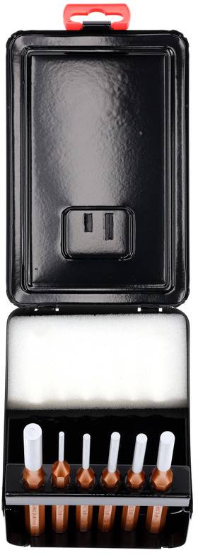 Gedore RED Splinttreibersatz Ø 3 - 10 mm in Metallklappkassette 6-teilig 3300824