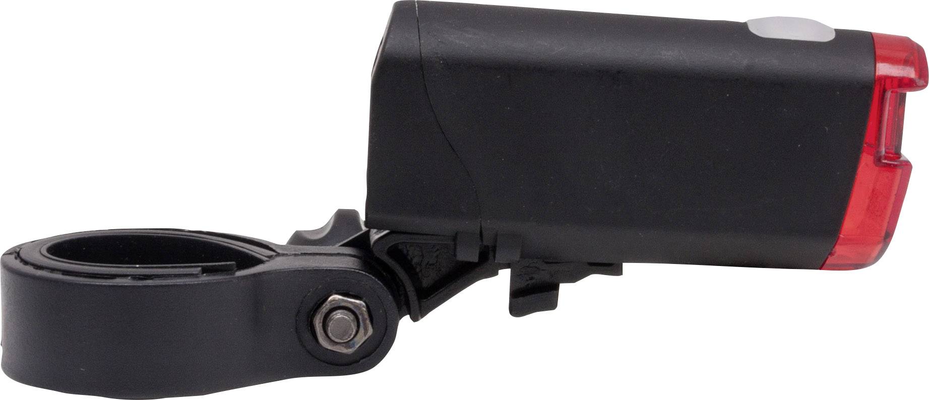 Arcas Fahrradbeleuchtung Set LED batteriebetrieben Schwarz