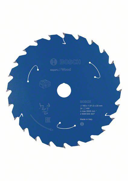 Bosch Accessories 2608644507 Kreissägeblatt 165 x 20 mm Zähneanzahl: 24 1 St.