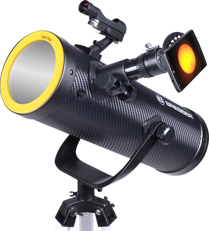 Bresser Optik Solarix 114/500 Spiegel-Teleskop Azimutal Newton Vergrößerung 20 bis 230 x