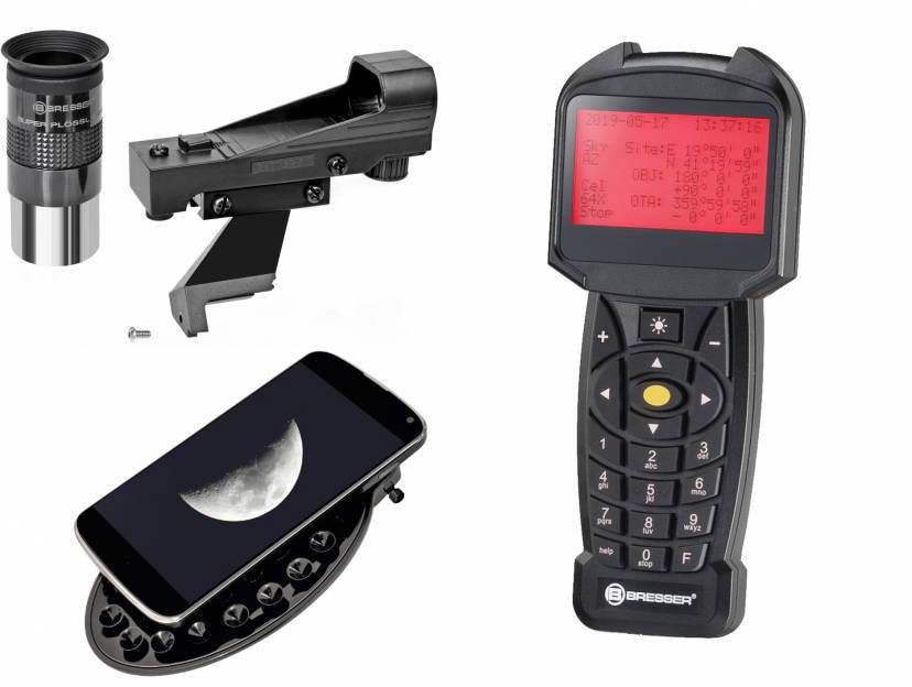 Bresser Optik Messier MCX-127 GoTo EQ/AZ Spiegel-Teleskop Maksutov-Cassegrain Katadoptrisch Vergrößerung 48 bis 254 x