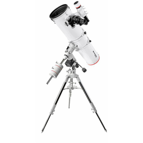Bresser Optik Messier NT-203/1200 Hexafoc EXOS-2 Spiegel-Teleskop Äquatorial Newton Vergrößerung 40 bis 400 x