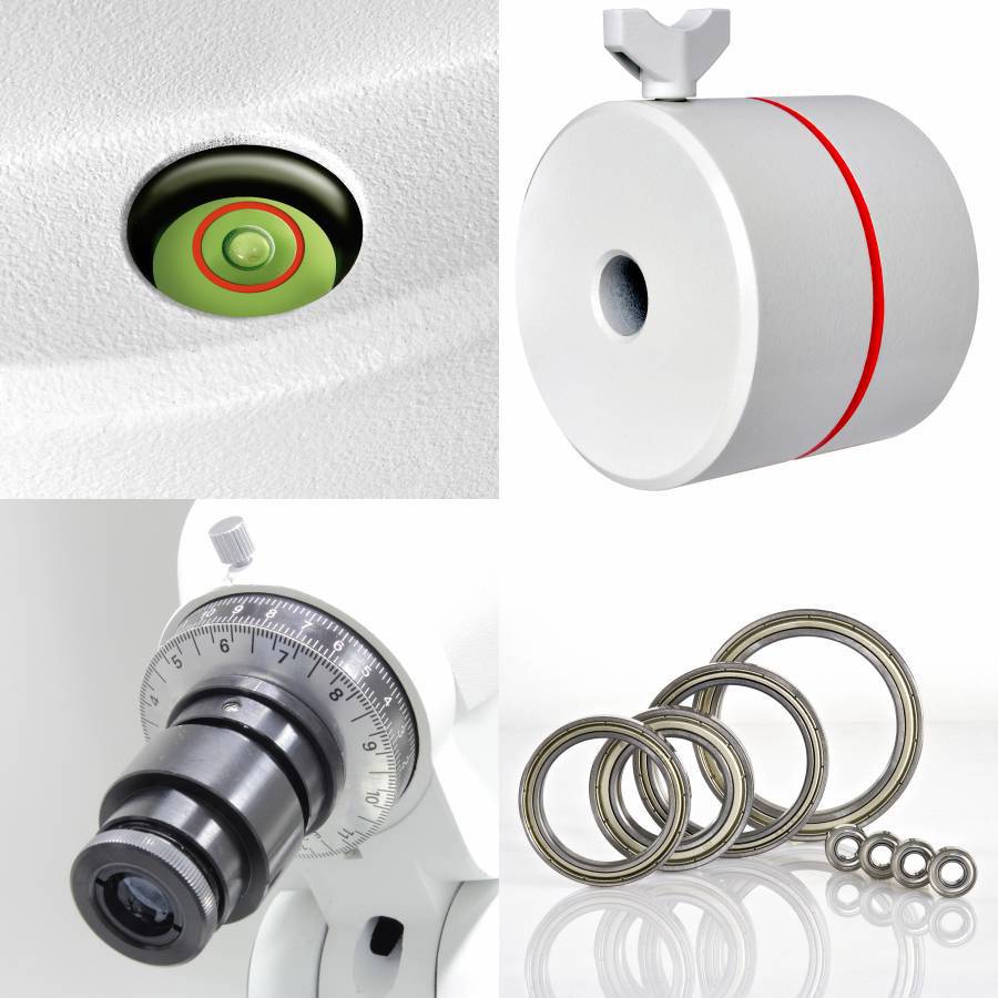 Bresser Optik Messier AR-90L/1200 EXOS-2/EQ5 Linsen-Teleskop Äquatorial Achromatisch Vergrößerung 30 bis 180 x