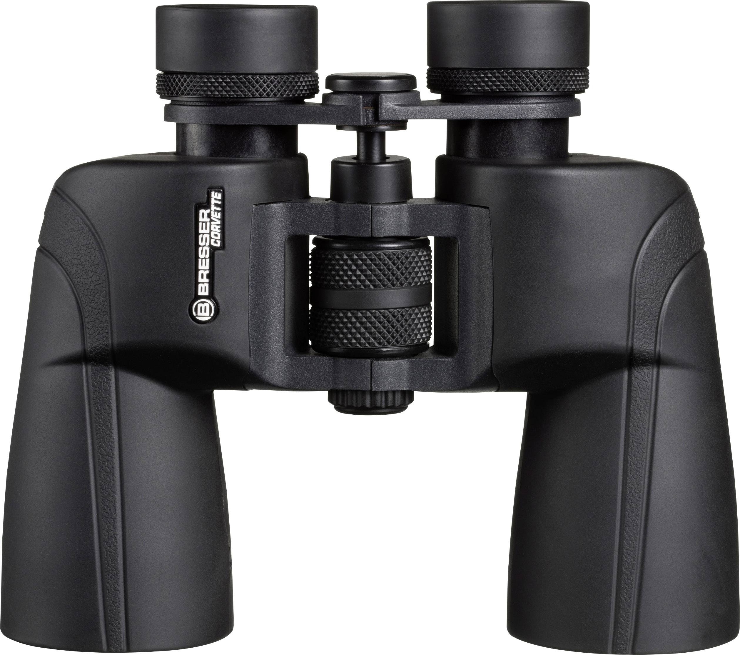 Bresser Optik Fernglas Corvette 10 x 50 mm Porro Schwarz 1461051