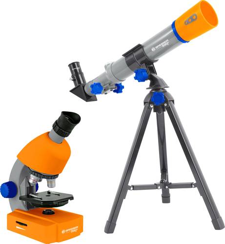 Bresser Optik Junior Teleskop Mikroskop Set Linsen Teleskop Azimutal Achromatisch Vergrößerung 2  - Onlineshop Voelkner
