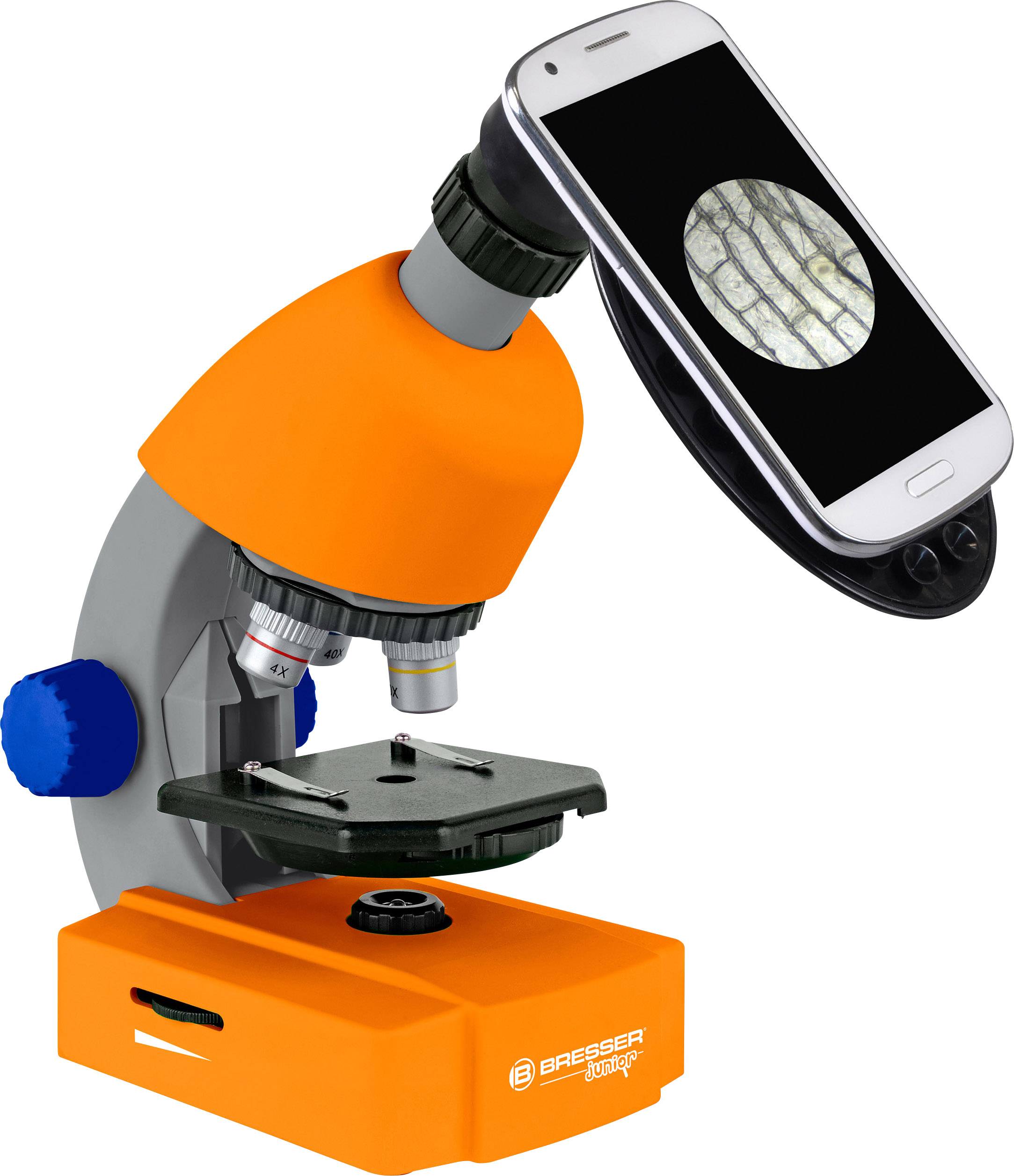 Bresser Optik Junior Teleskop & Mikroskop-Set Linsen-Teleskop Azimutal Achromatisch Vergrößerung 20 bis 32 x