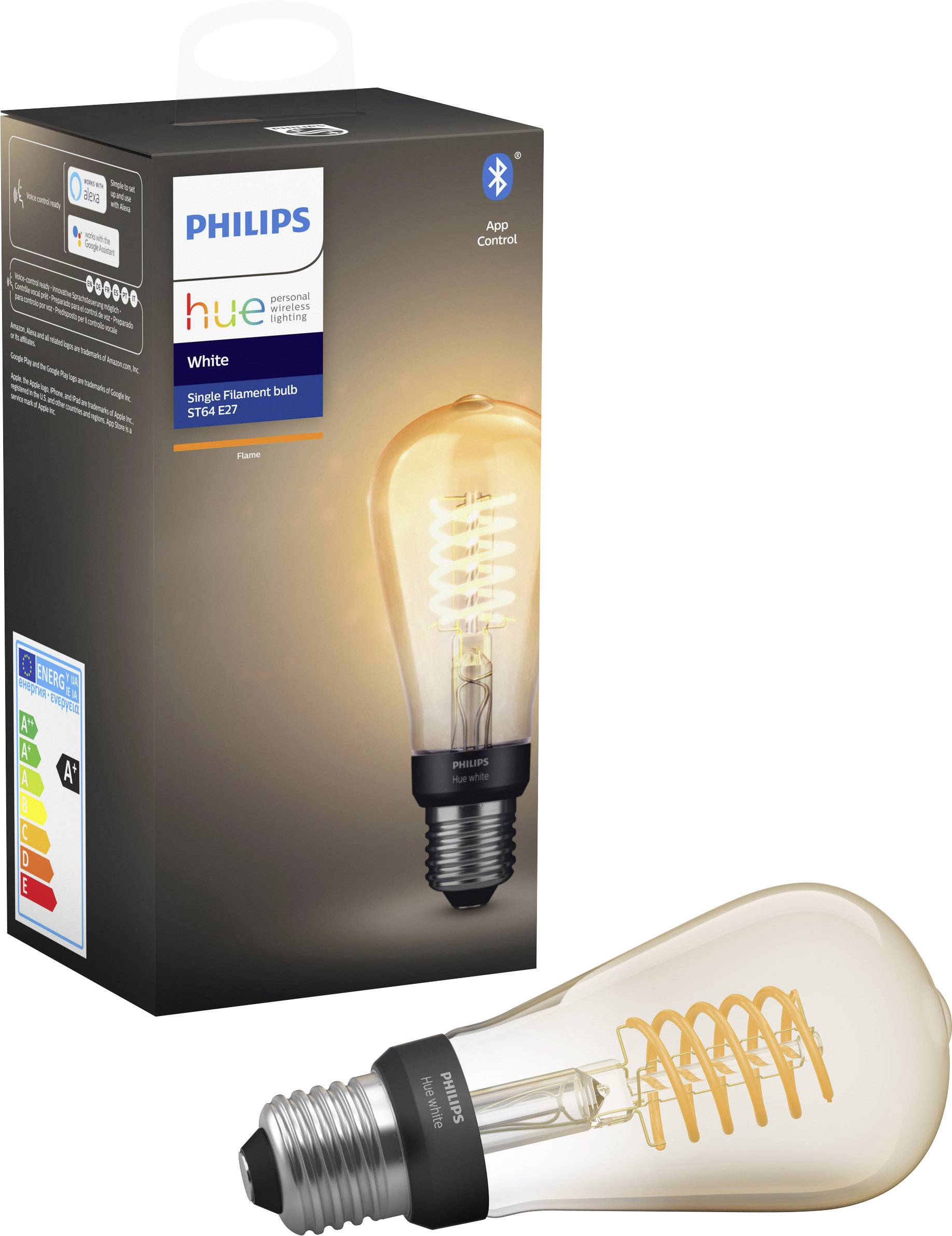 Philips Lighting Hue LED-Leuchtmittel (einzeln) 929002241201 EEK: G (A - G) E27 7W Warmweiß EEK: G (A - G)