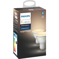 Philips Lighting Hue LED-Leuchtmittel (2er-Set) 929001953303 EEK: G (A - G) White Ambiance GU10  Weiß EEK: G (A - G) Philips Lighting Hue LED-Leuchtmittel (2er-Set) 929001953303 EEK: G (A - G) White Ambiance GU10  Weiß EEK: G (A - G)