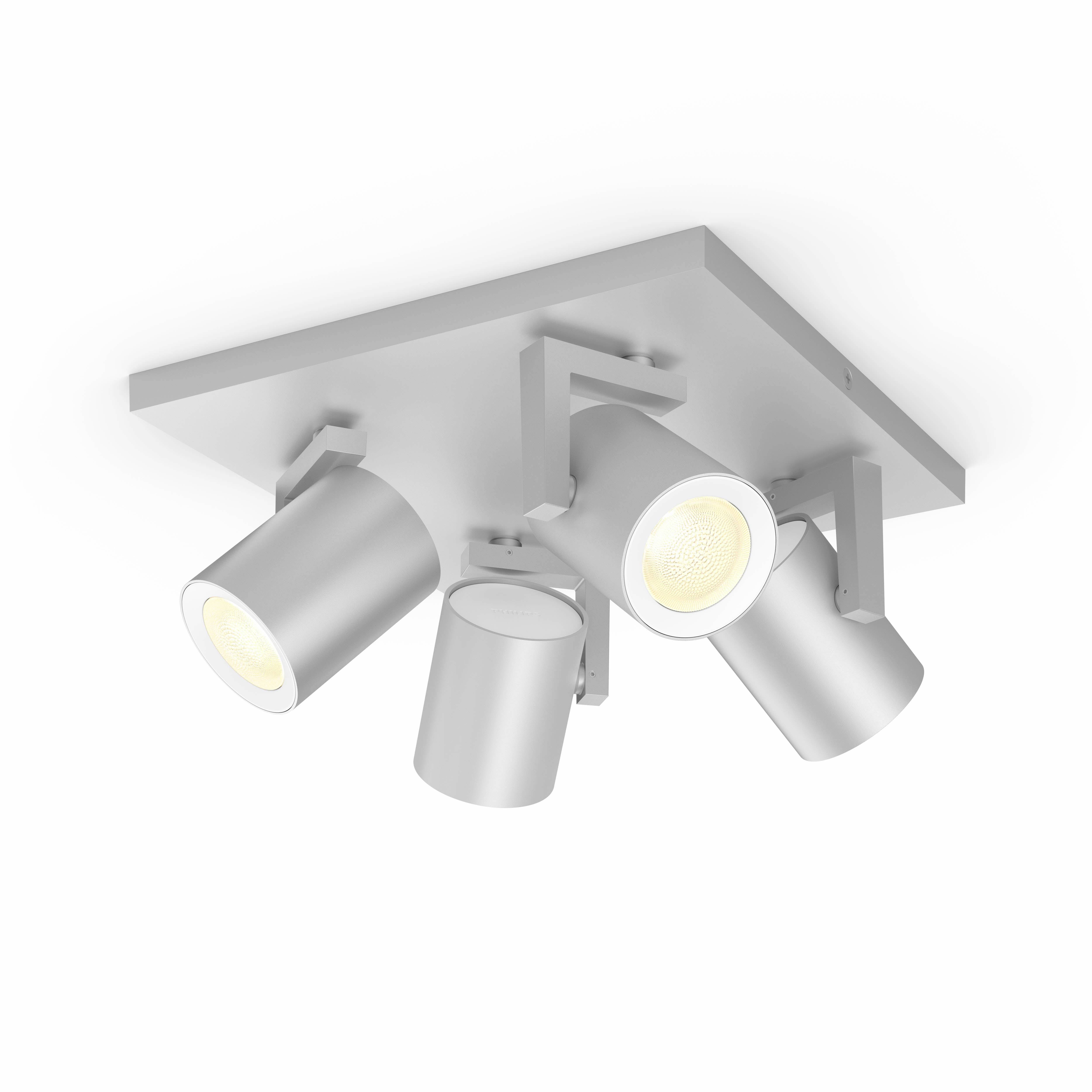 Philips Hue Deckenstrahler 50624/48/P7 Argenta GU10 28 W RGBW