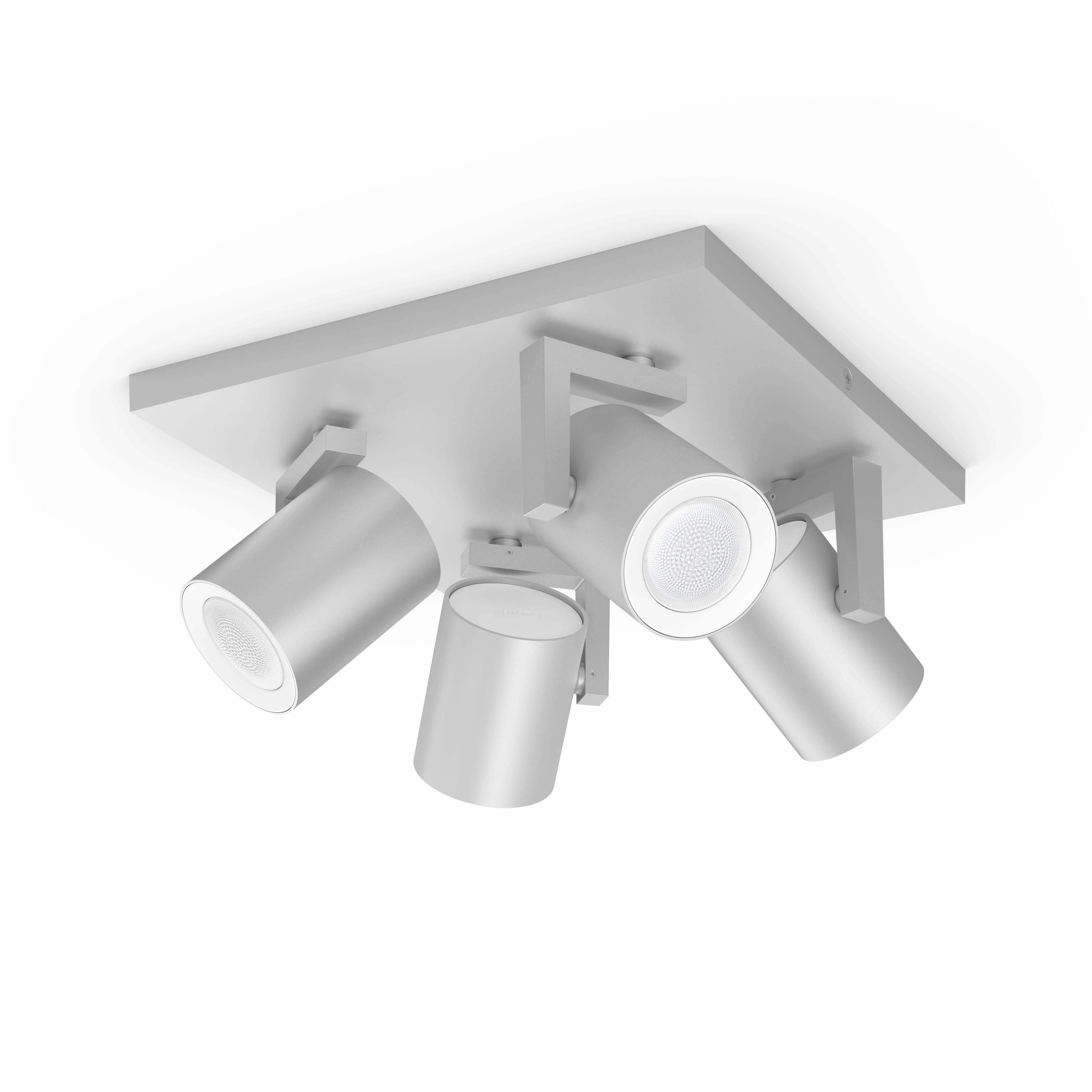 Philips Hue Deckenstrahler 50624/48/P7 Argenta GU10 28 W RGBW