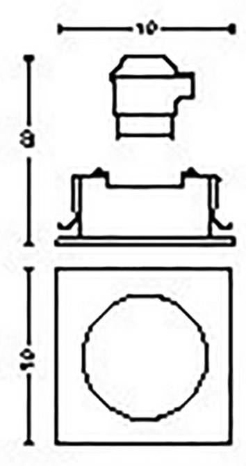 Philips Lighting Hue Einbauleuchte 50551/48/P7 Centura GU10 5.7 W RGBW