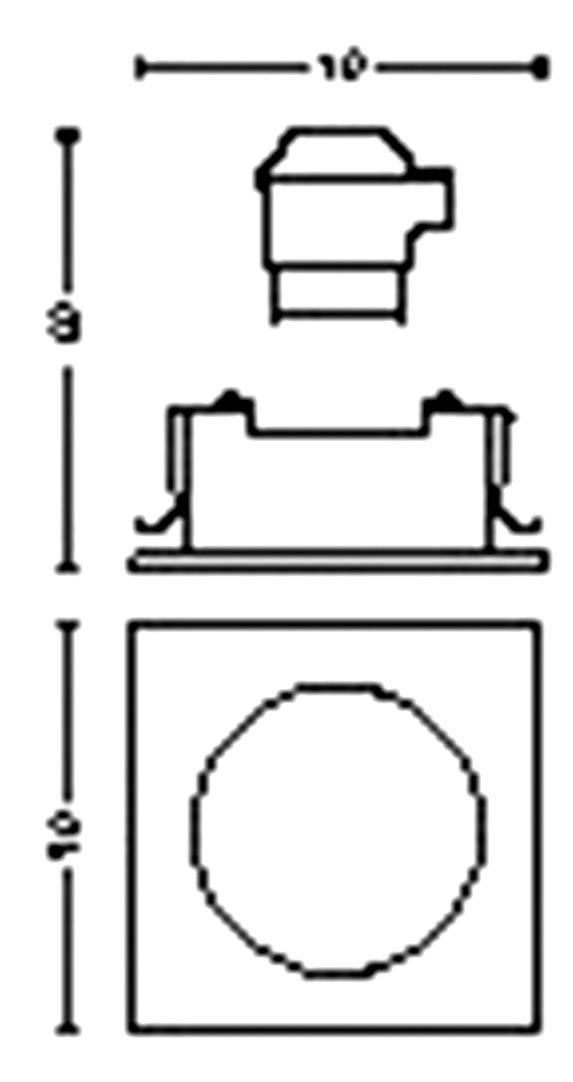 Philips Lighting Hue Einbauleuchte 50551/48/P7 Centura GU10 5.7 W RGBW