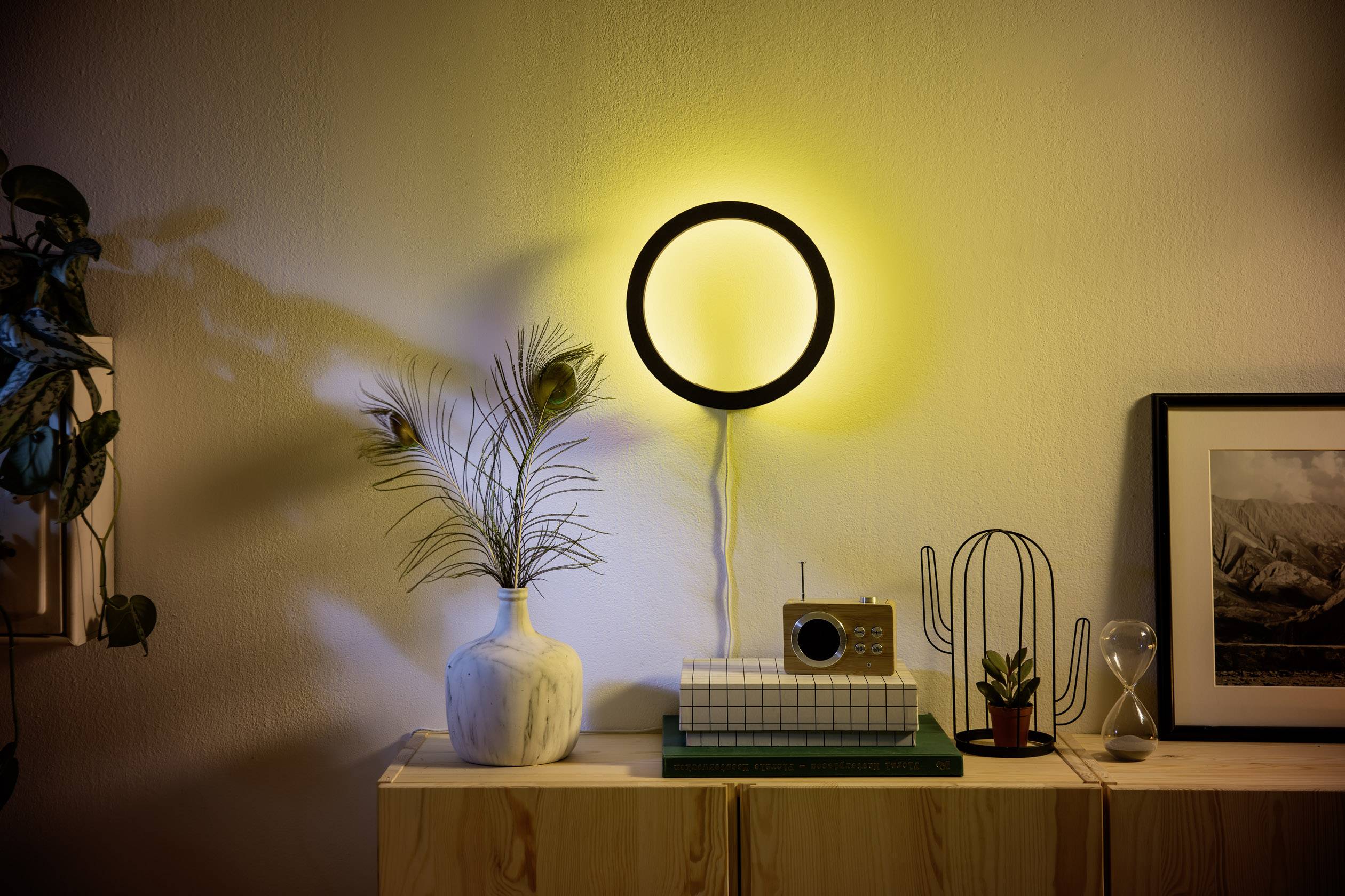 Philips Lighting Hue LED Decken- und Wandleuchte 40901/30/P9 Sana LED fest eingebaut 20 W RGBW