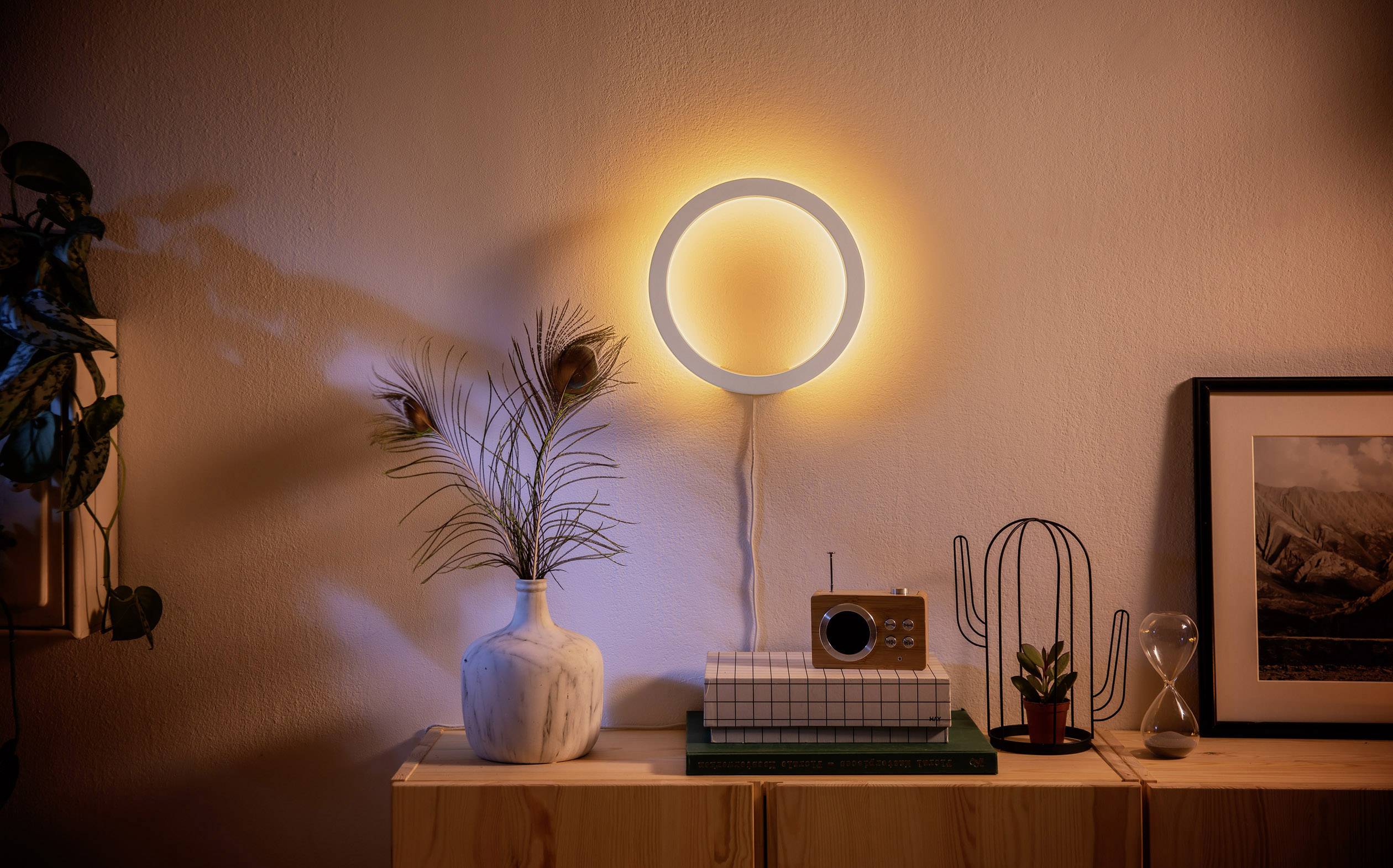 Philips Lighting Hue LED Decken- und Wandleuchte 40901/31/P9  Sana LED fest eingebaut 20 W RGBW