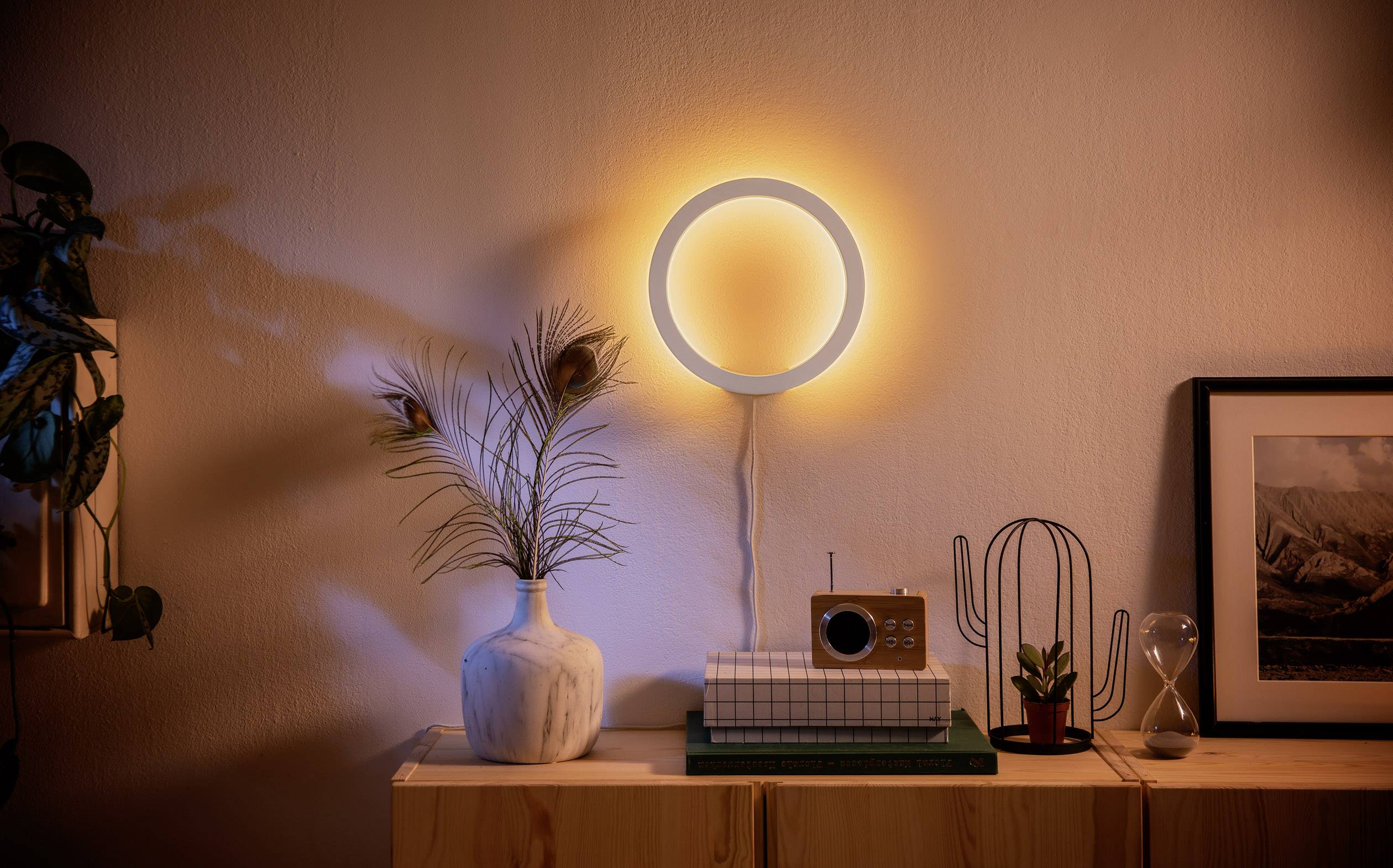 Philips Lighting Hue LED Decken- und Wandleuchte 40901/31/P9  Sana LED fest eingebaut 20 W RGBW