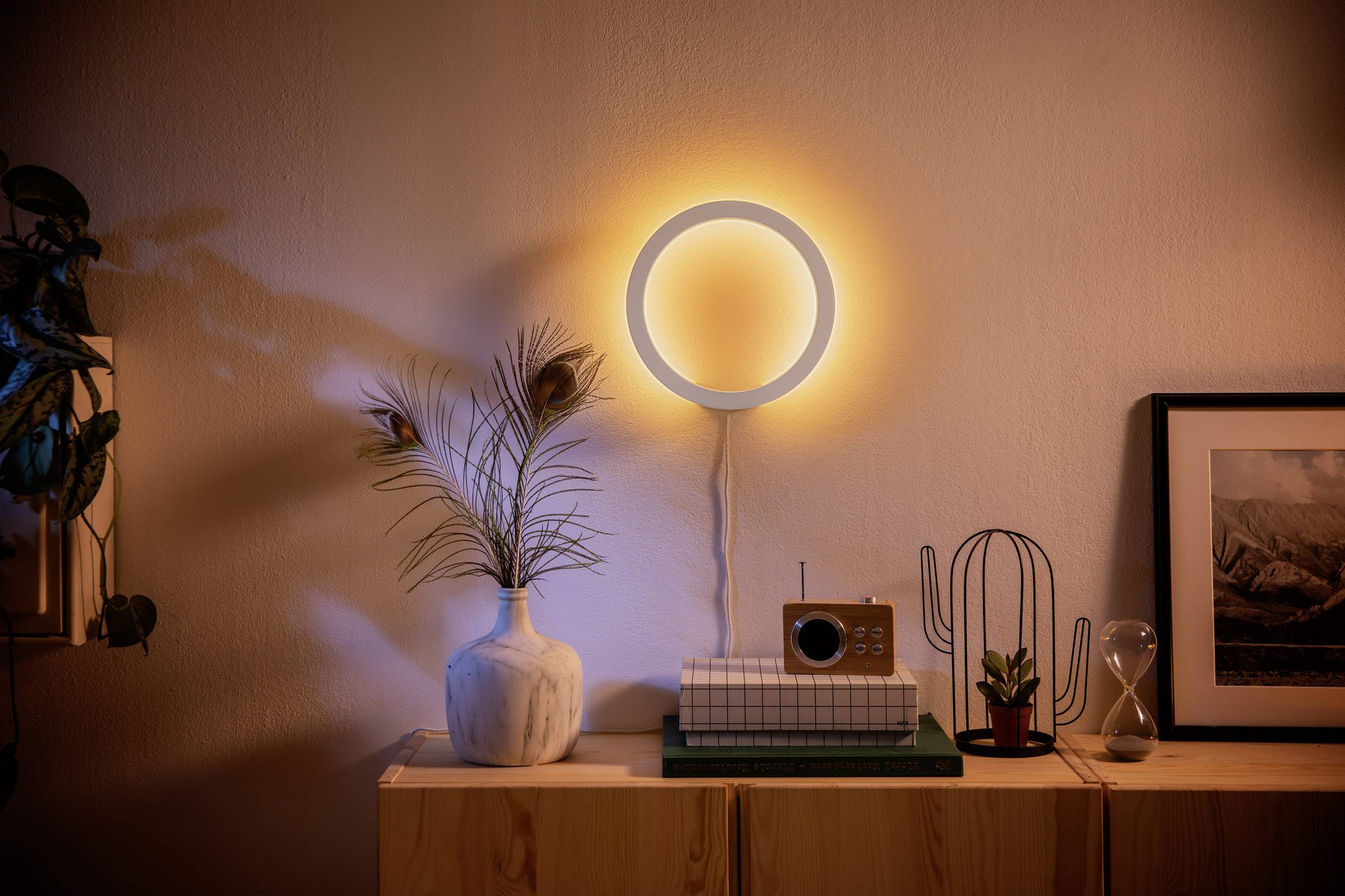 Philips Lighting Hue LED Decken- und Wandleuchte 40901/31/P9  Sana LED fest eingebaut 20 W RGBW