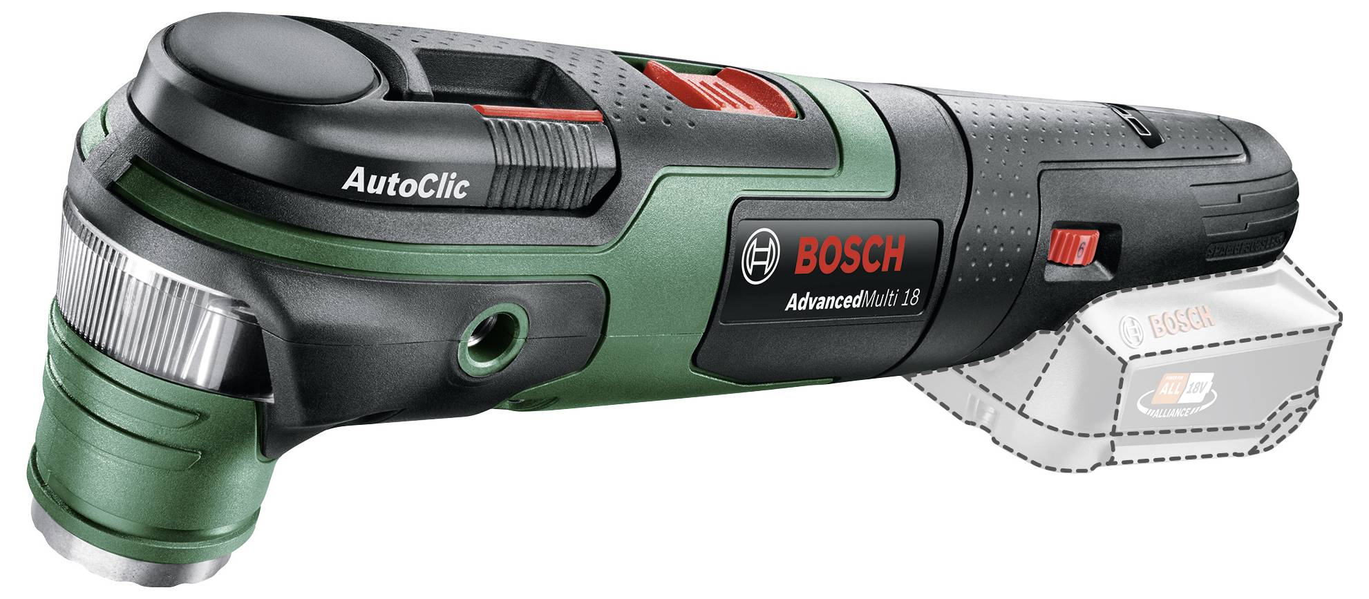 Bosch Home and Garden Multifunktionswerkzeug AdvancedMulti 18 0603104000 Multifunktionswerkzeug 18V