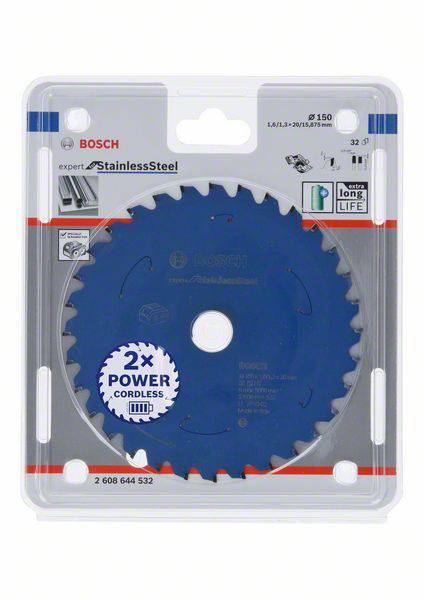 Bosch Accessories 2608644532 Kreissägeblatt 150 x 20 mm Zähneanzahl: 32 1 St.