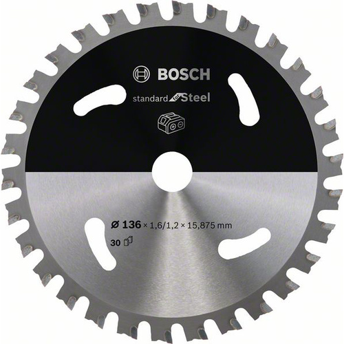 Bosch Accessories 2608837745 Kreissägeblatt 136 x 15 mm Zähneanzahl: 30 1 St.