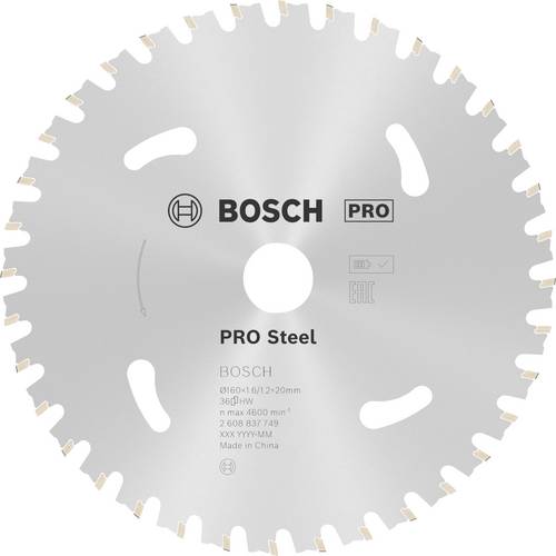 Bosch Accessories 2608837749 Kreissägeblatt 160 x 20 mm Zähneanzahl: 36 1 St.
