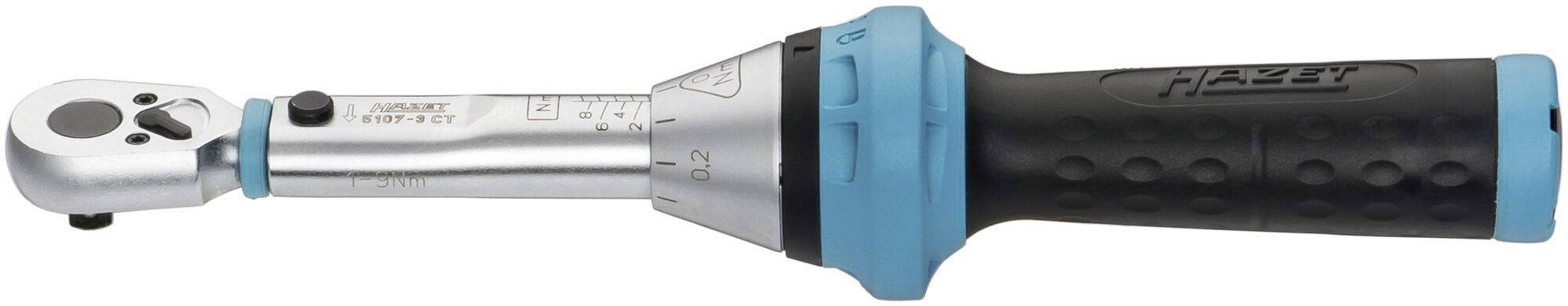 Hazet 5107-3CT Drehmomentschlüssel 1 - 9 Nm