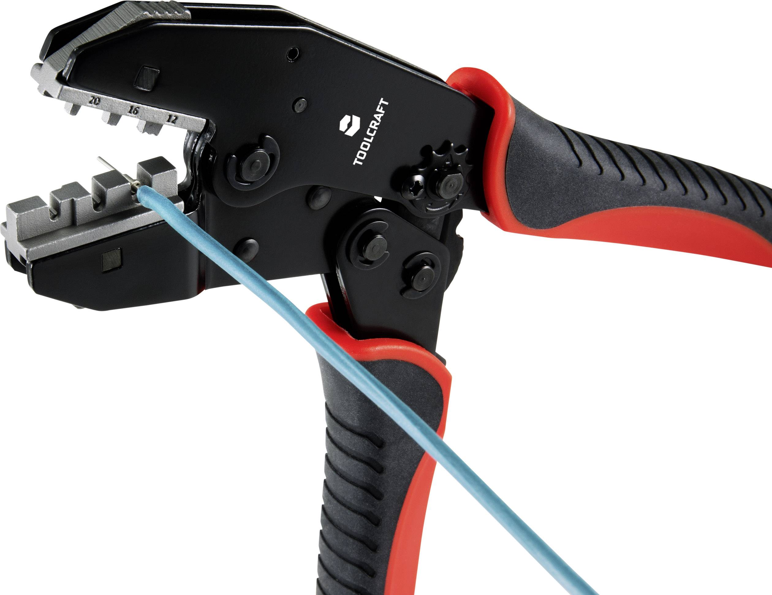 TOOLCRAFT PLE-0K7 Crimp-Einsätze Geeignet für Stecker: DEUTSCH Quetschbereich AWG: 12 bis 20 awg Passend für Marke (Zangen)