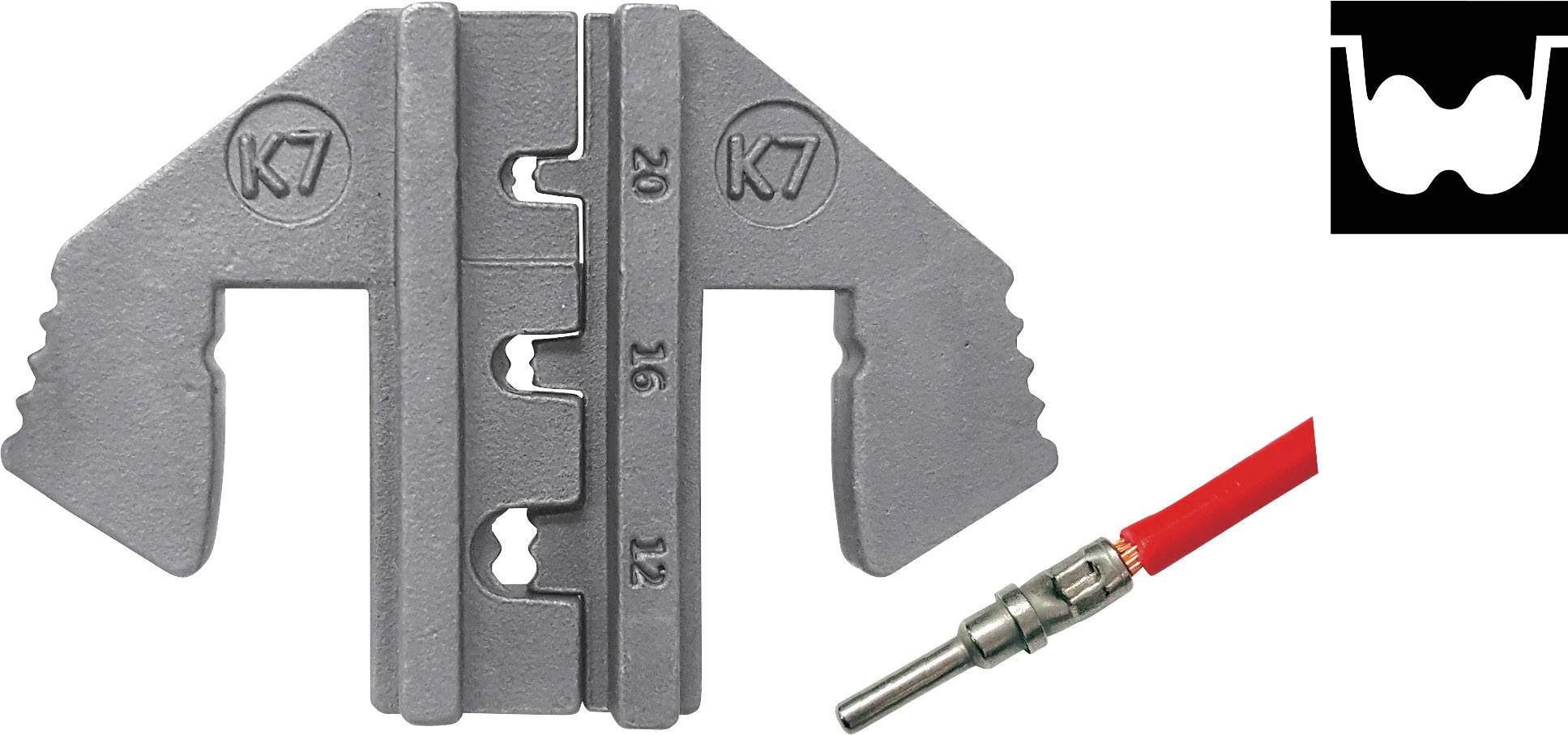 TOOLCRAFT PLE-0K7 Crimp-Einsätze Geeignet für Stecker: DEUTSCH Quetschbereich AWG: 12 bis 20 awg Passend für Marke (Zangen)