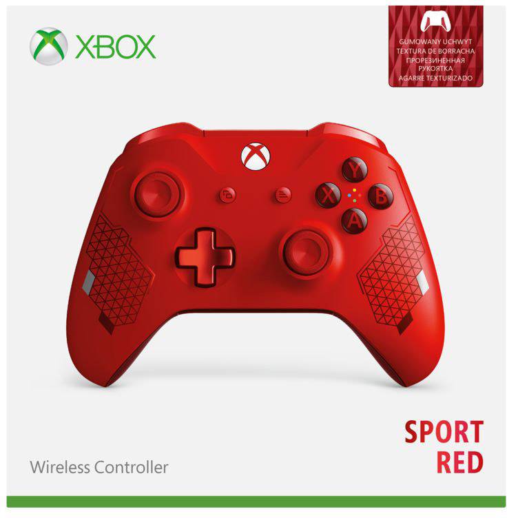 Microsoft Sports Red Special Edition Gamepad Xbox One, PC Rot