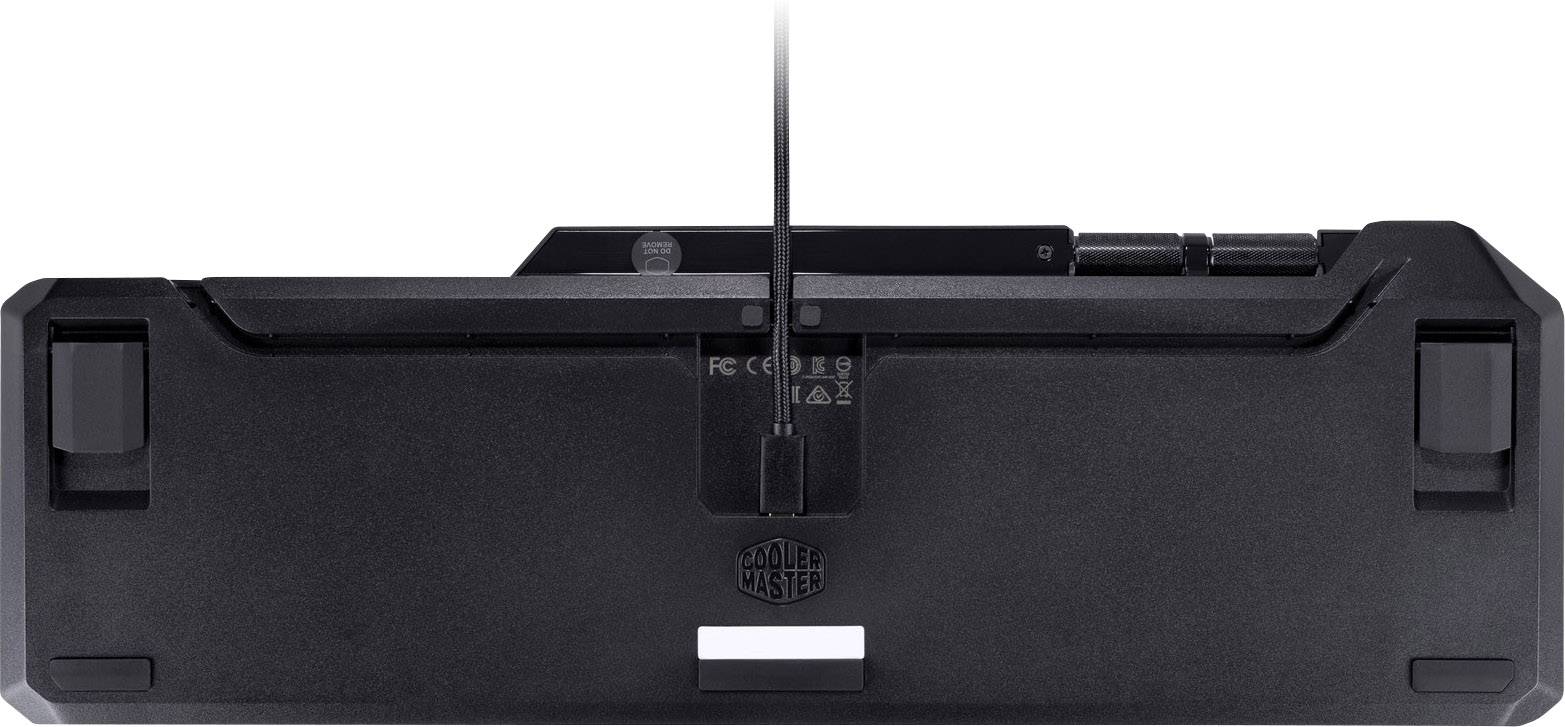 Cooler Master MK850 RGB USB Gaming-Tastatur Deutsch, QWERTZ, Windows® Silber Beleuchtet, Handballenauflage, Abnehmbares Kabel