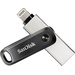 SanDisk iXpand™ Flash Drive Go USB-Zusatzspeicher Smartphone/Tablet Schwarz, Silber 64GB USB 3.2 Gen 1 (USB 3.0), Apple Lightning
