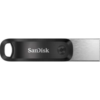 SanDisk iXpand™ Flash Drive Go USB-Zusatzspeicher Smartphone/Tablet Schwarz, Silber 64 GB USB-A (USB 3.2 Gen 1), Apple Lightning SanDisk iXpand™ Flash Drive Go USB-Zusatzspeicher Smartphone/Tablet Schwarz, Silber 64 GB USB-A (USB 3.2 Gen 1), Apple Lightning