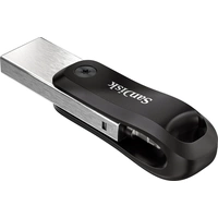 SanDisk iXpand™ Flash Drive Go USB-Zusatzspeicher Smartphone/Tablet Schwarz, Silber 64GB USB-A (USB 3.2 Gen 1), Apple Lightning SanDisk iXpand™ Flash Drive Go USB-Zusatzspeicher Smartphone/Tablet Schwarz, Silber 64GB USB-A (USB 3.2 Gen 1), Apple Lightning