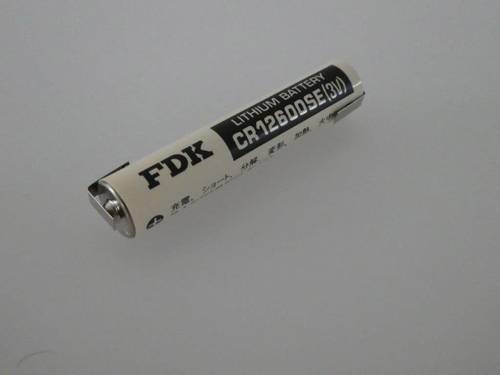 FDK CR12600 LF-Z, CR2NP Spezial-Batterie CR 2 NP Z-Lötfahne Lithium 3V 1500 mAh 1St.