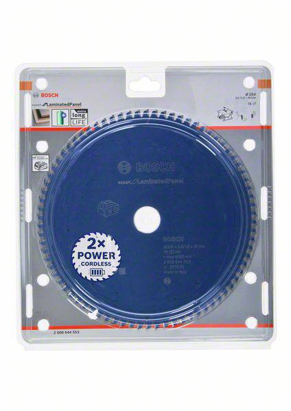 Bosch Accessories 2608644553 Kreissägeblatt 254 x 30 mm Zähneanzahl: 78 1 St.