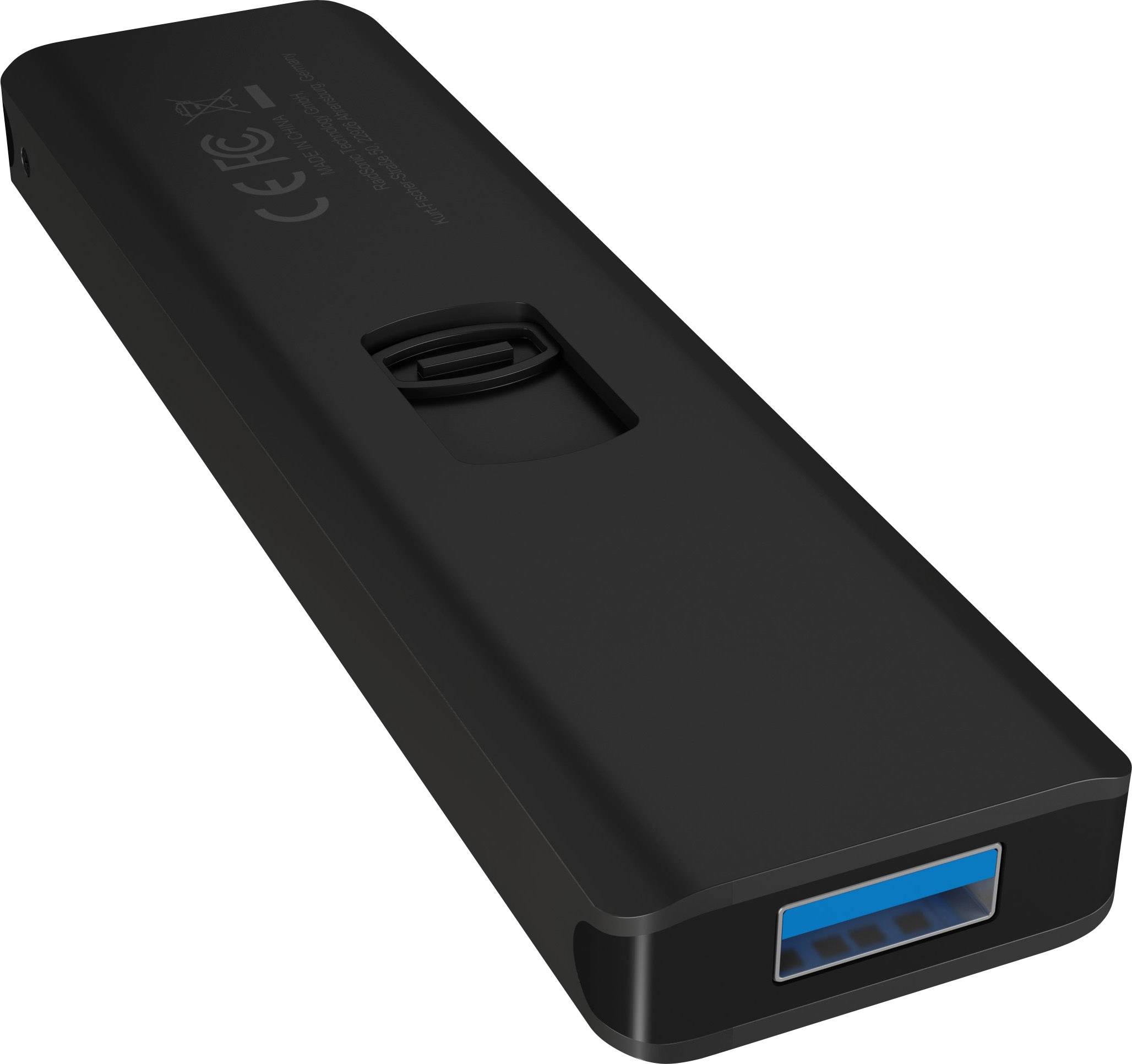 ICY BOX M.2-Festplatten-Gehäuse USB-A (USB 3.2 Gen 2) M.2 2230, 2242, 2260, 2280 IB-1818-U31