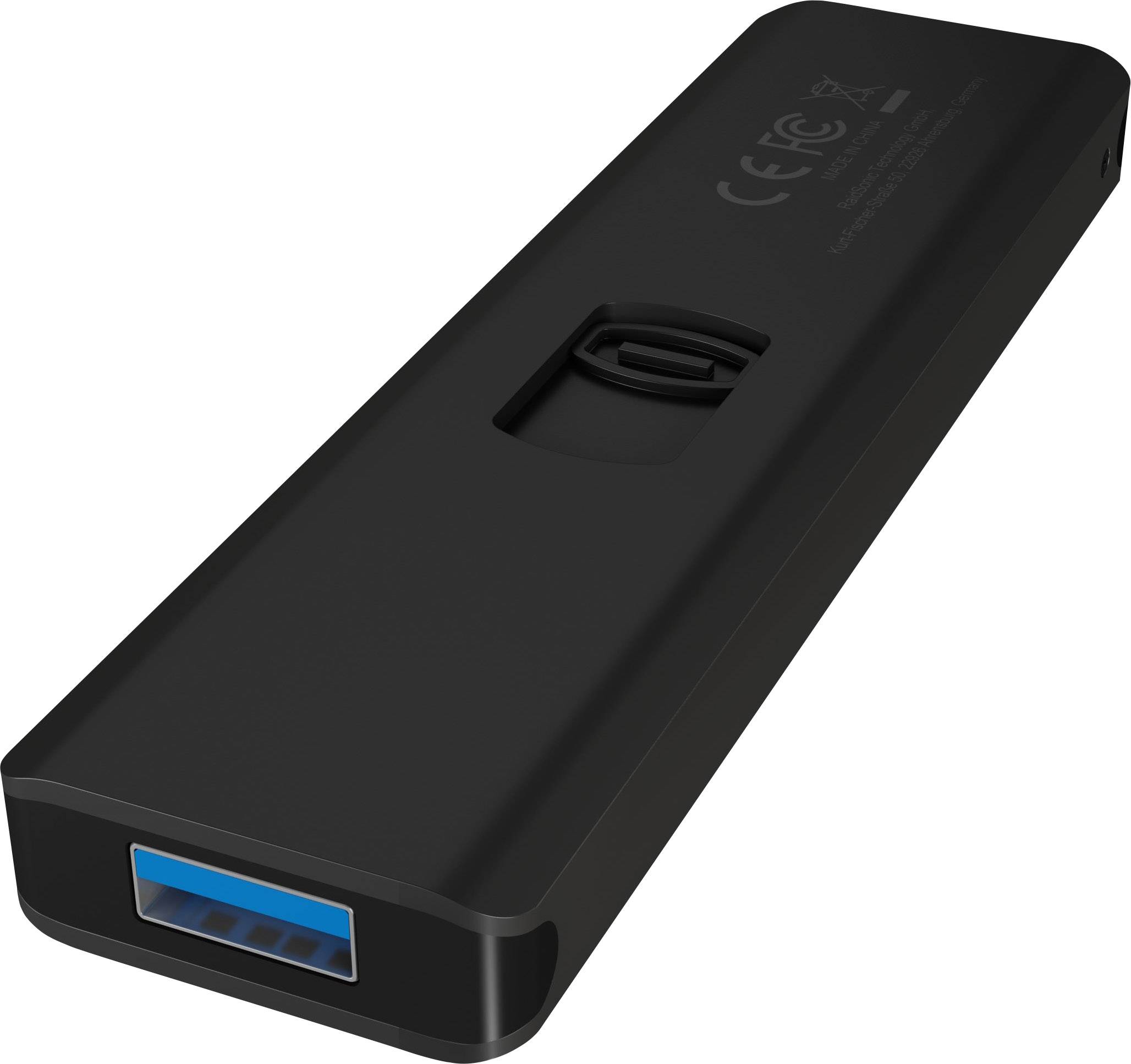 ICY BOX M.2-Festplatten-Gehäuse USB-A (USB 3.2 Gen 2) M.2 2230, 2242, 2260, 2280 IB-1818-U31