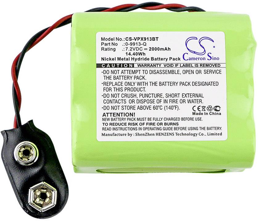 CS Cameron Sino Sicherheitstechnik-Akku ersetzt Original-Akku (Original) 0-9913-Q Visonic 7.2V 2000 mAh