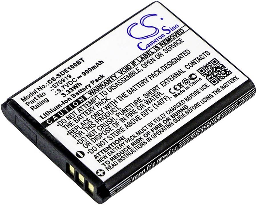 CS Cameron Sino Sicherheitstechnik-Akku ersetzt Original-Akku (Original) 570919 Sedea 3.7V 900 mAh