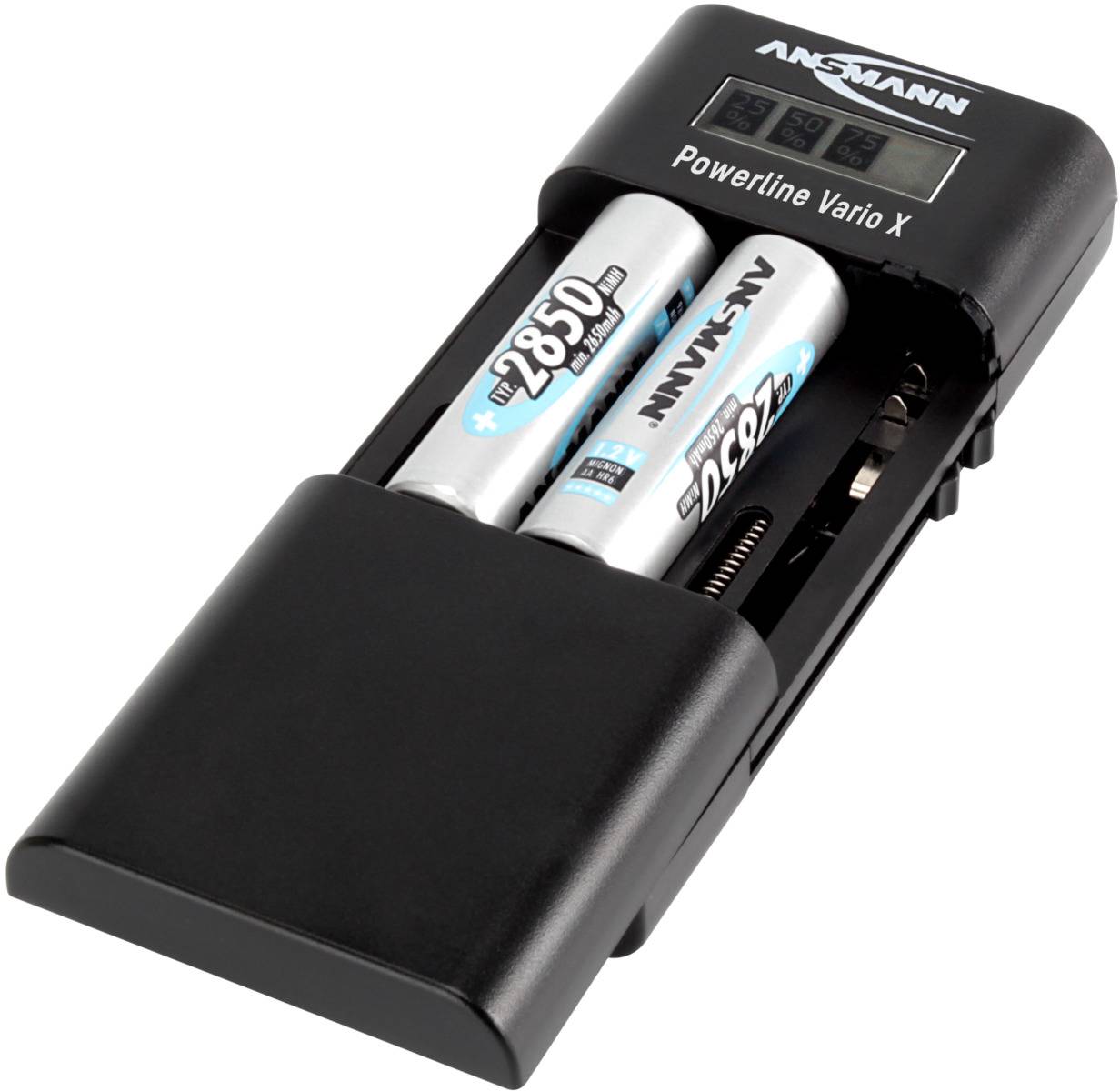 Ansmann Powerline Vario X 1001-0085 Kamera-Ladegerät Passender Akku LiIon, LiPo, NiMH