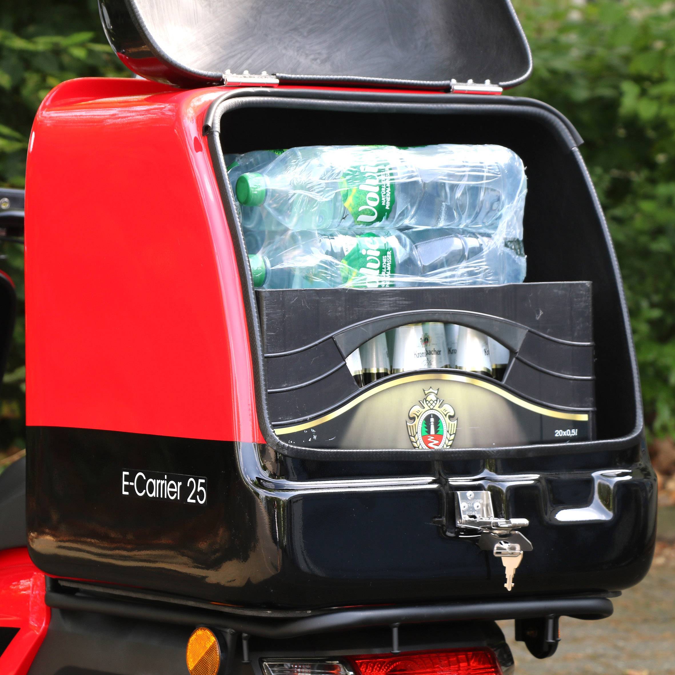 Rolektro E-Carrier 25 E-Trike Rot Blei-Gel 60V 32Ah