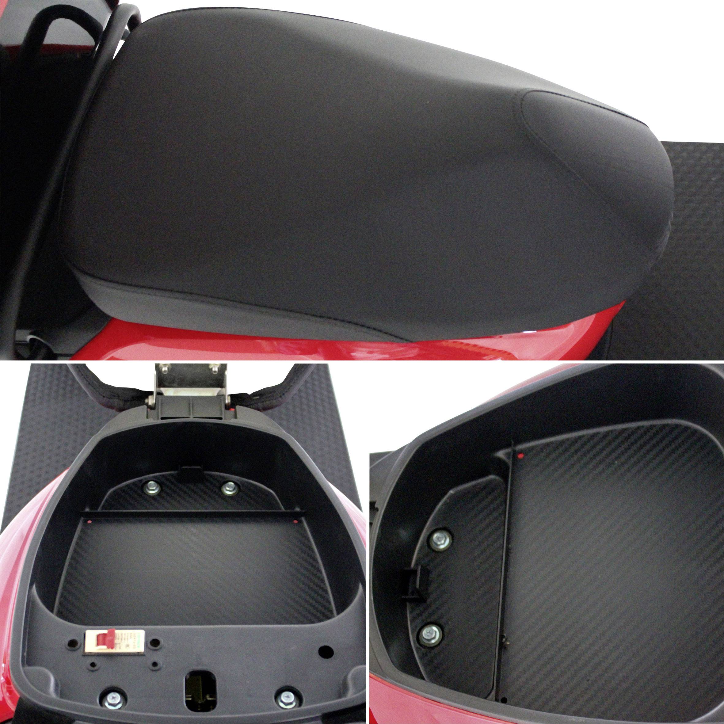 Rolektro E-Carrier 25 E-Trike Rot Blei-Gel 60V 32Ah