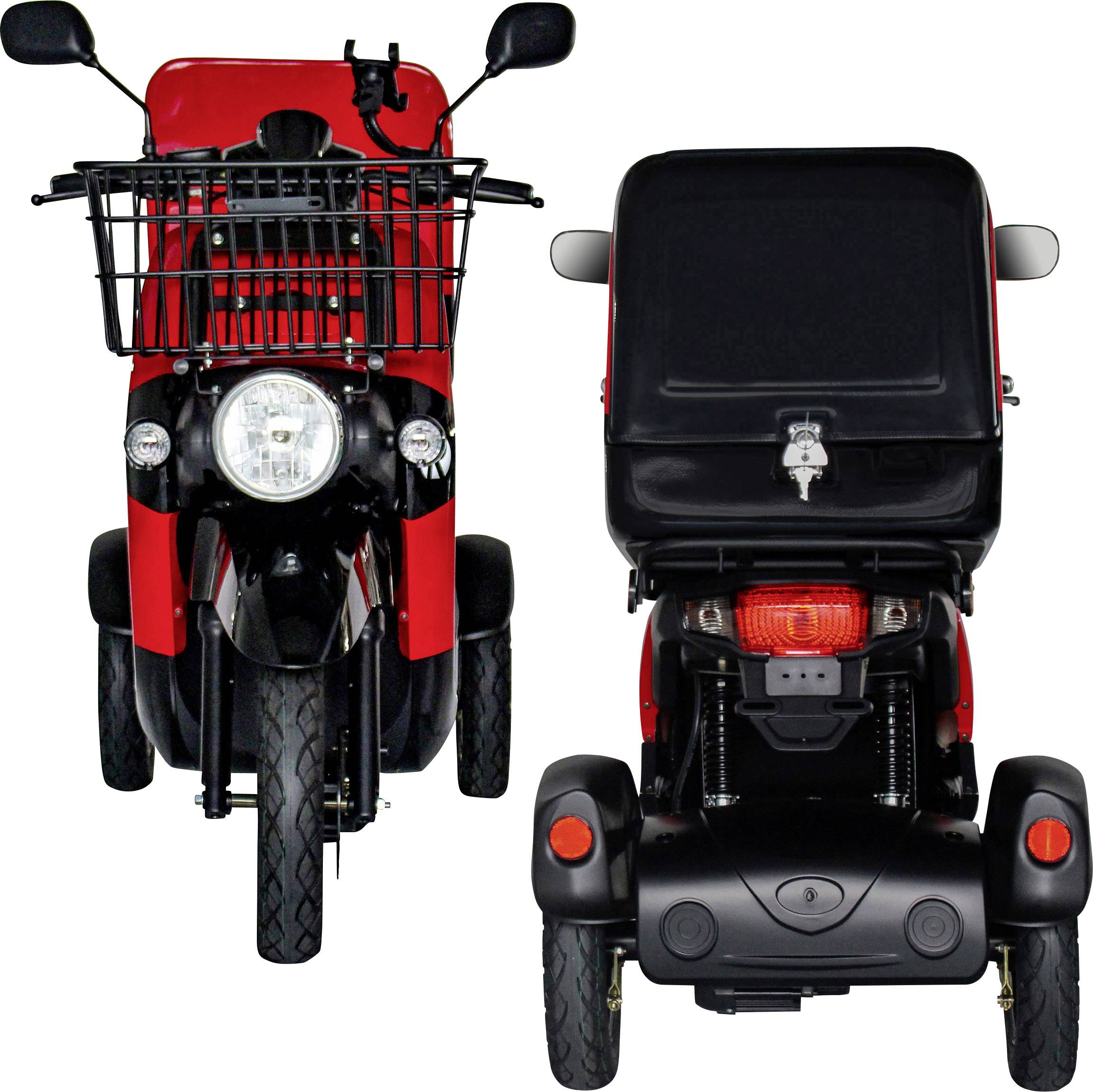 Rolektro E-Carrier 25 E-Trike Rot Blei-Gel 60V 32Ah