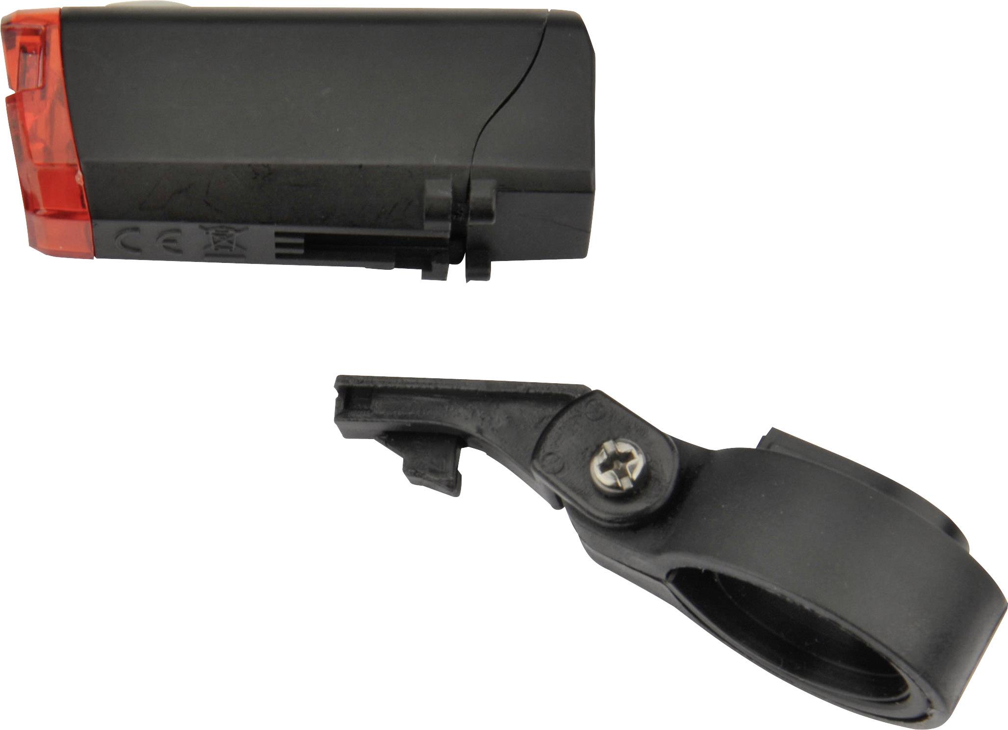 FISCHER FAHRRAD Fahrradbeleuchtung Set 85338 LED batteriebetrieben Schwarz